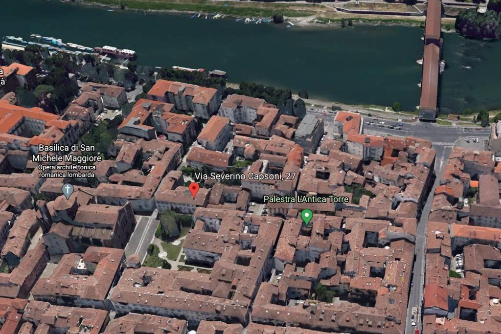 Maison Marina_Pavia San Michele Centro Storico ภายนอก รูปภาพ